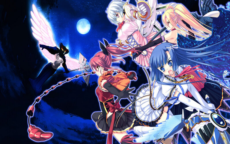 Anime Girls in Battle — Blue, Dramatic
