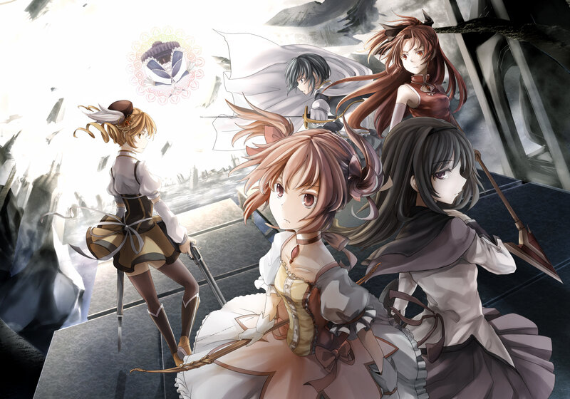 anime girls in battle formation