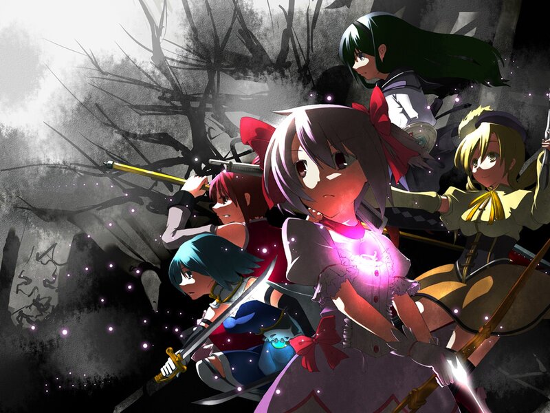 anime girls in battle formation