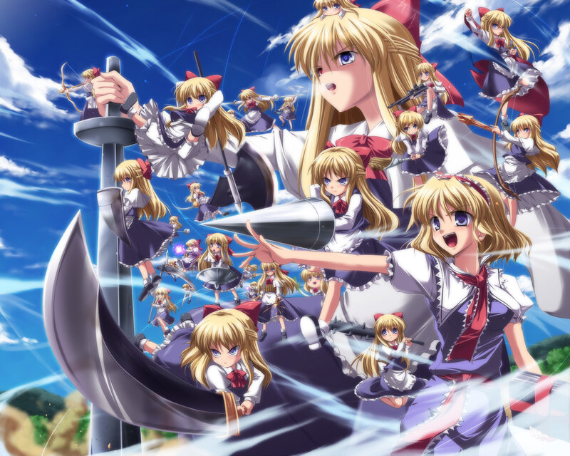 Anime girls in battle formation