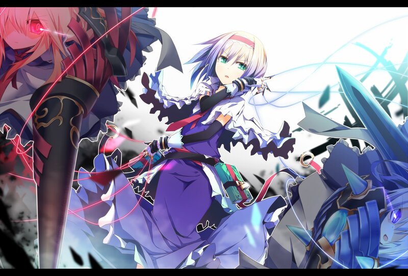 Anime Girls in Battle — Purple