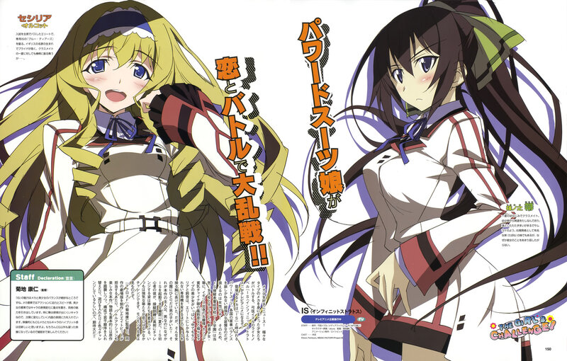 Anime girls in battle suits