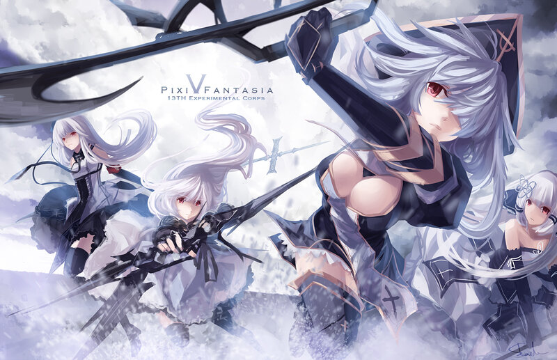 Anime Girls in Battle — White