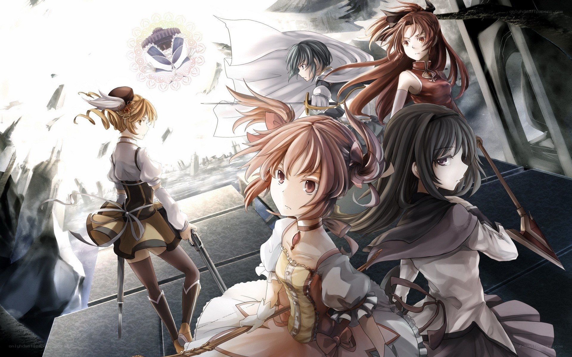 anime girls in battle