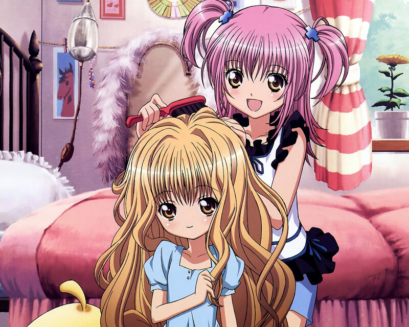 Anime girls in bedroom