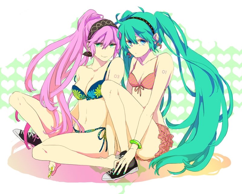 anime girls in bikinis