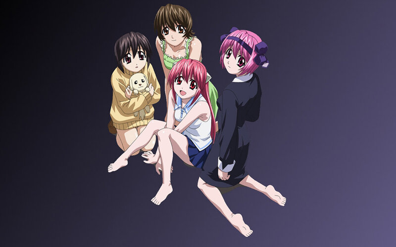 anime girls in casual poses