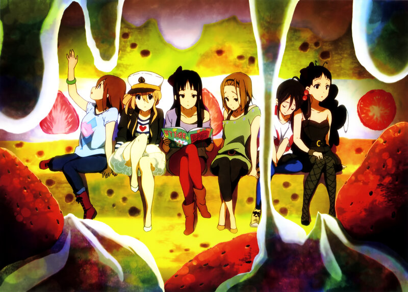 Anime Girls in Cave