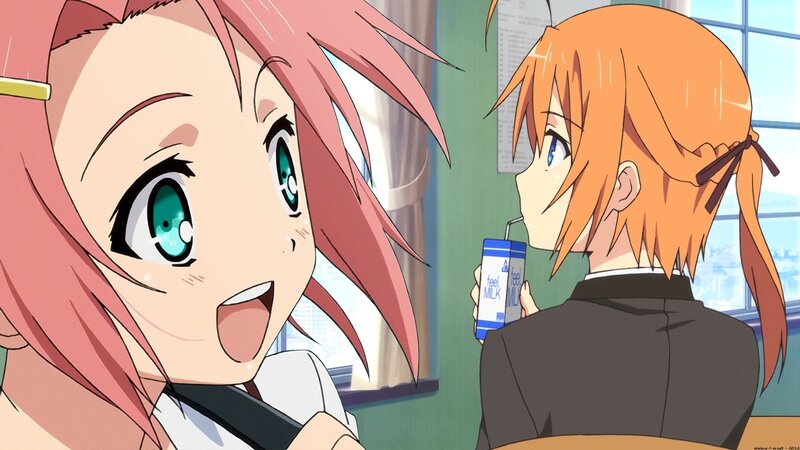 Anime girls in classroom