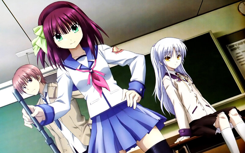anime girls in classroom