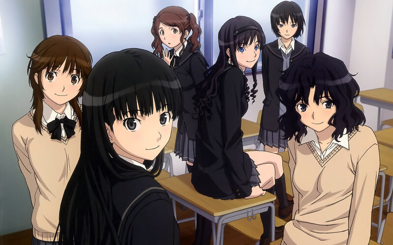 Anime Girls in Classroom — Black