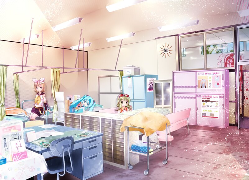 Anime Girls in Clinic — Pink