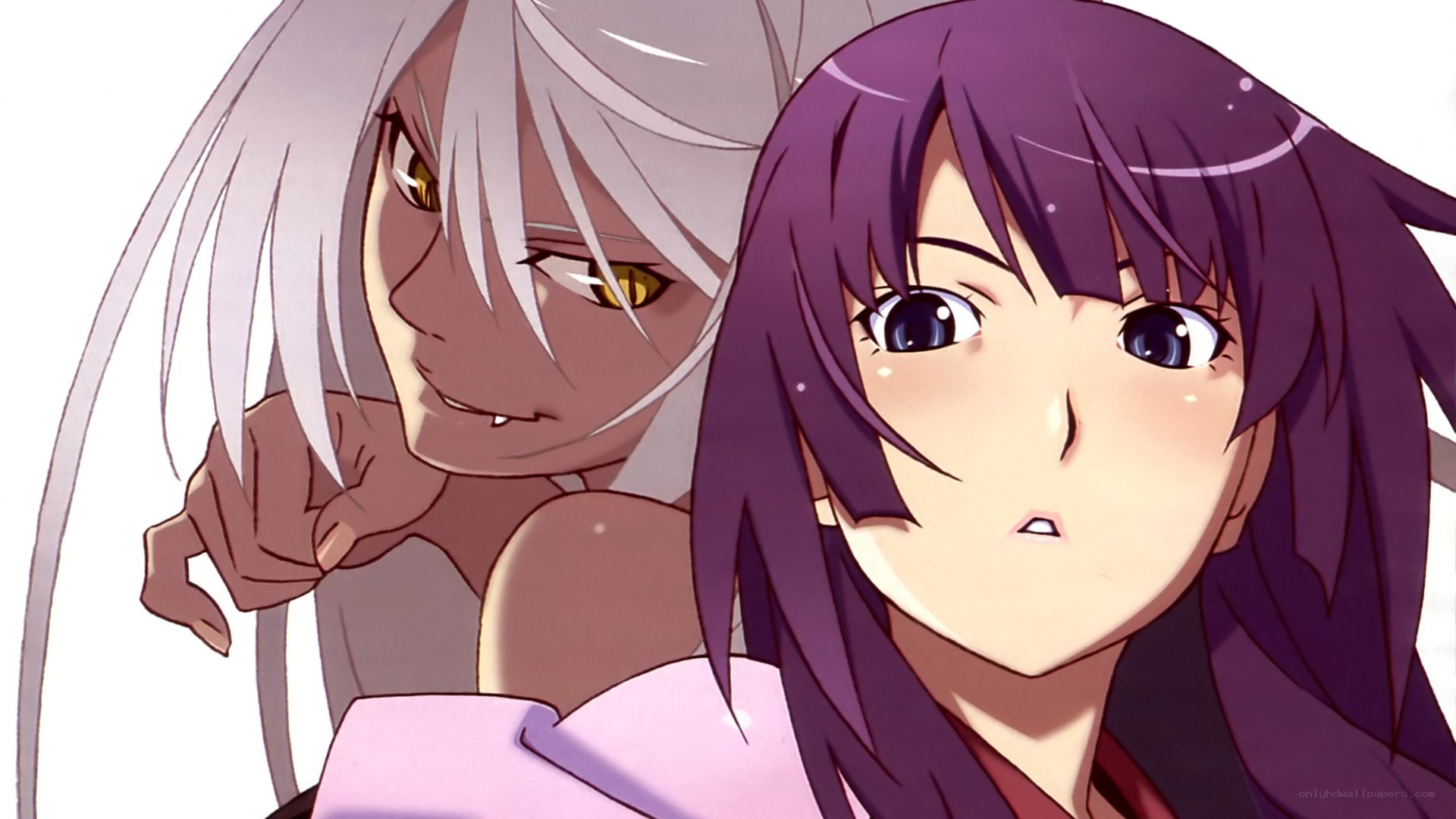 anime girls in close-up