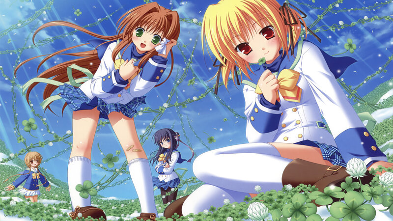 Anime Girls in Clover Field — Blue