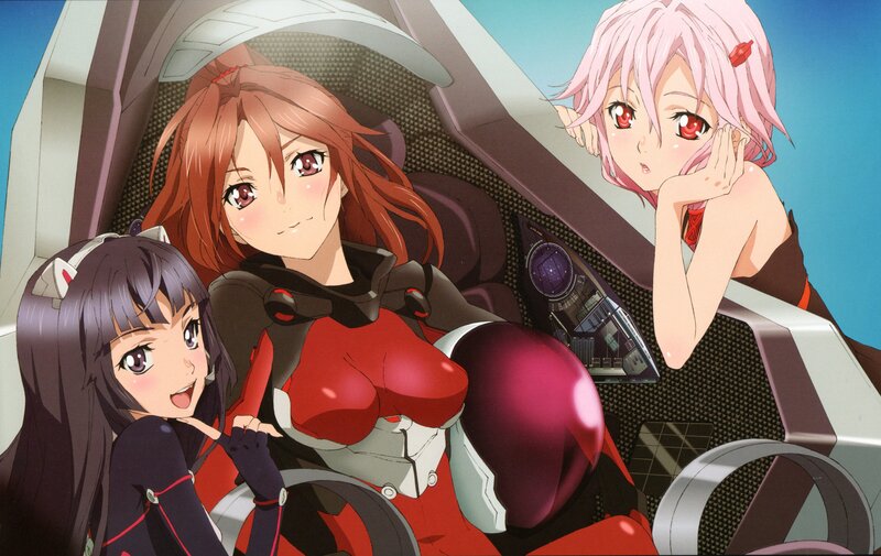 anime girls in cockpit