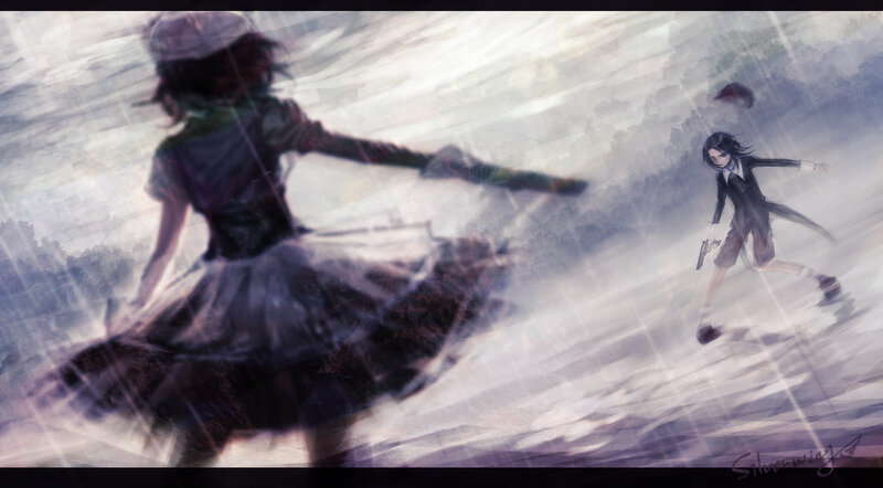 Anime girls in combat
