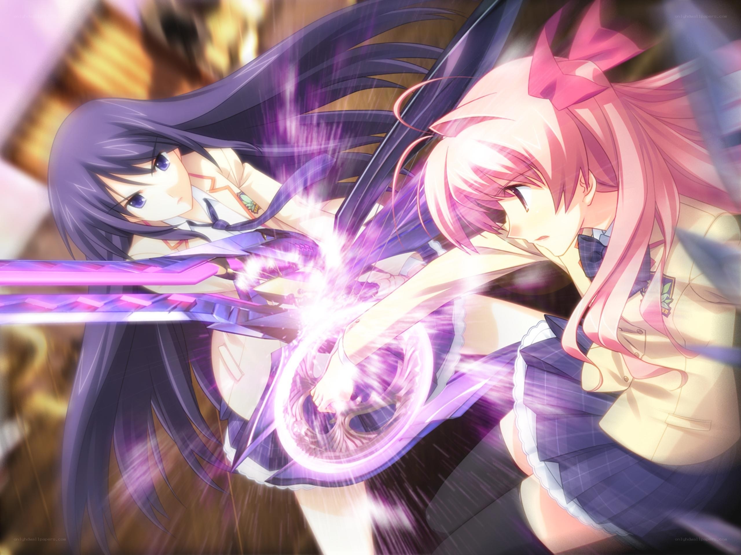 Anime girls in combat