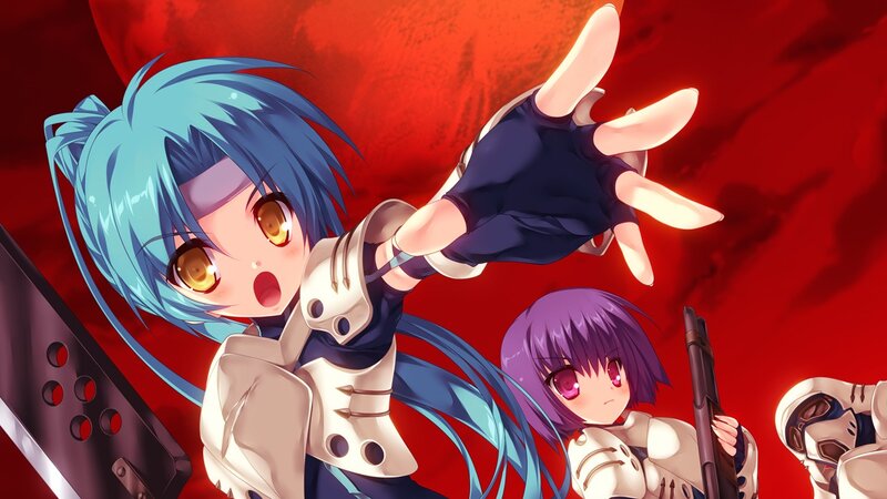 anime girls in combat gear