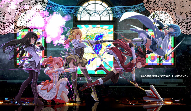 Anime Girls in Combat — Purple
