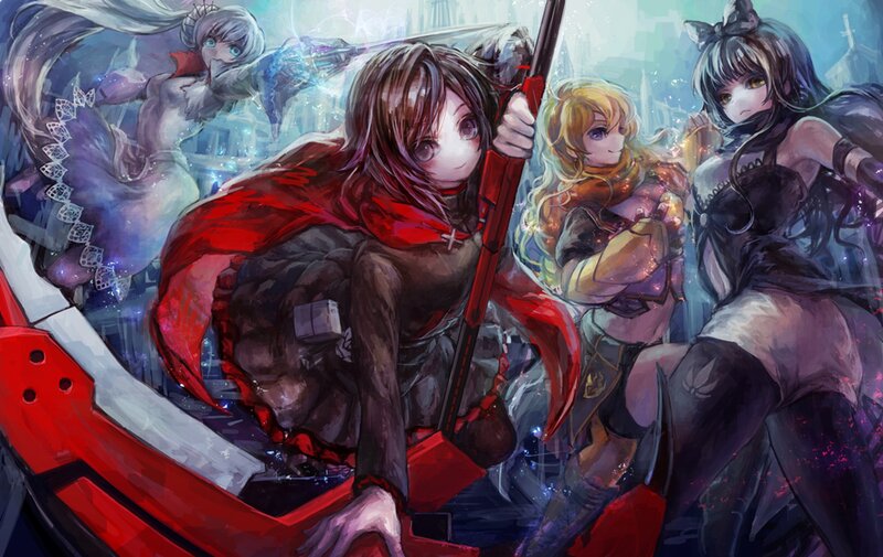 Anime Girls in Combat — Red