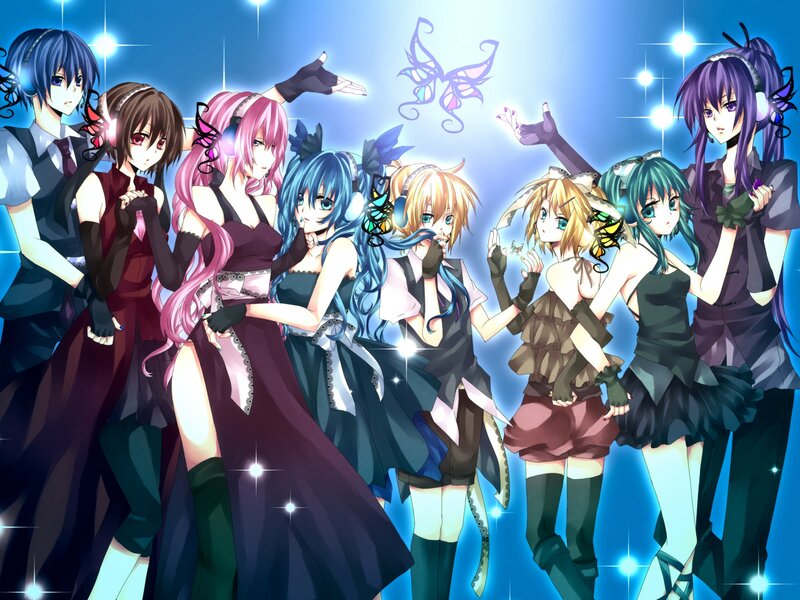 anime girls in concert