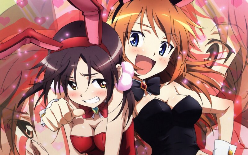 Anime girls in costumes