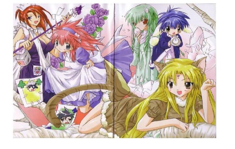 anime girls in costumes