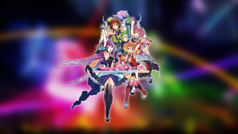 Anime Girls in Costumes — Purple, Energetic