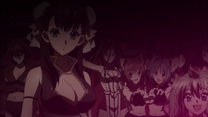 anime girls in dim light