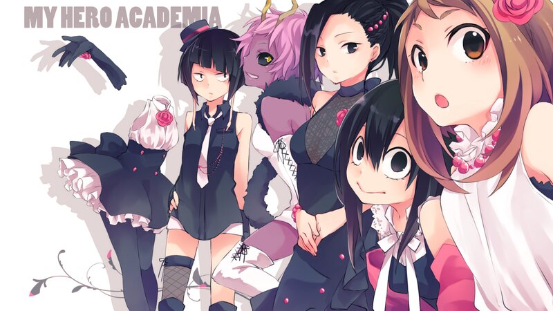 Anime Girls in Dresses — Black