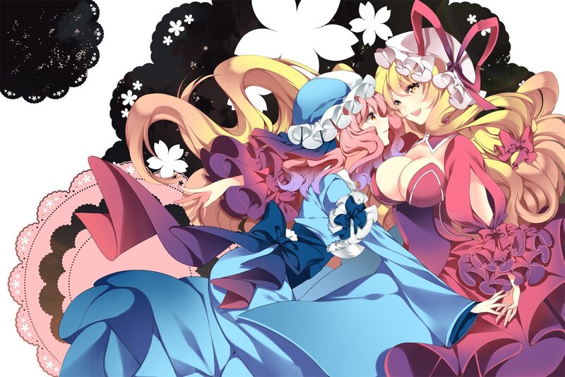 anime girls in elaborate dresses