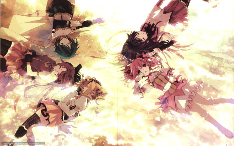Anime Girls in Explosion