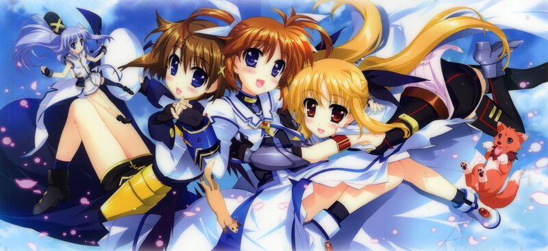 Anime Girls in Flight — Blue