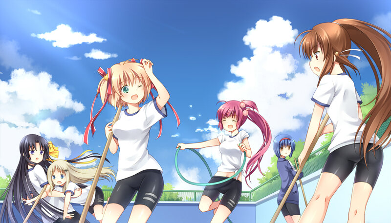 Anime Girls in Gym Class — Blue