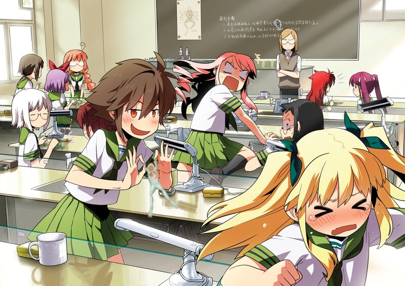 Anime Girls in Lab