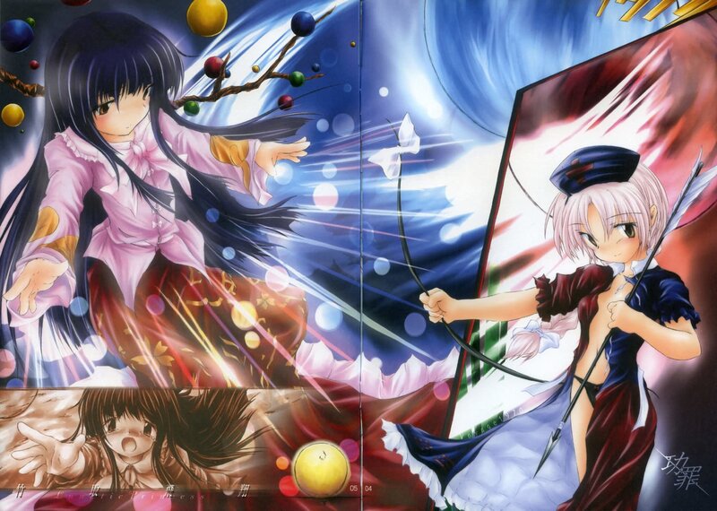 Anime girls in magical battle