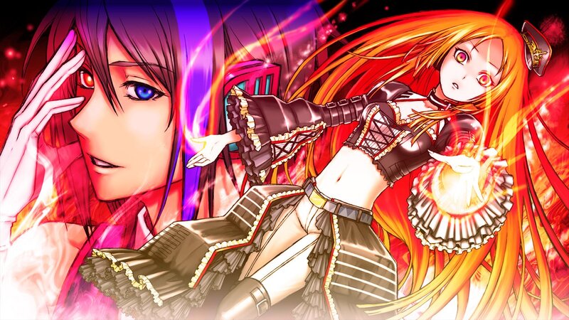 Anime girls in magical battle
