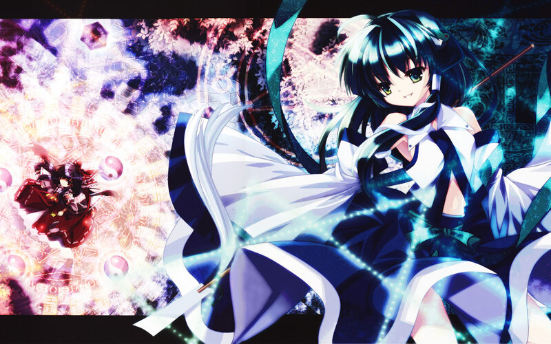 Anime girls in magical battle