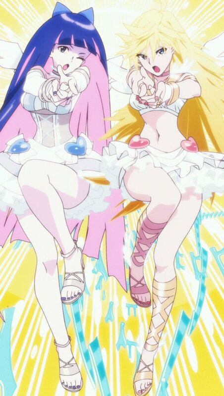 anime girls in magical outfits