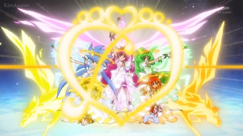 Anime Girls in Magical Pose