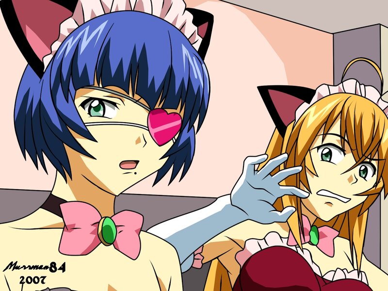anime girls in maid outfits