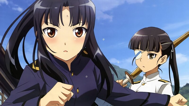 anime girls in military uniforms