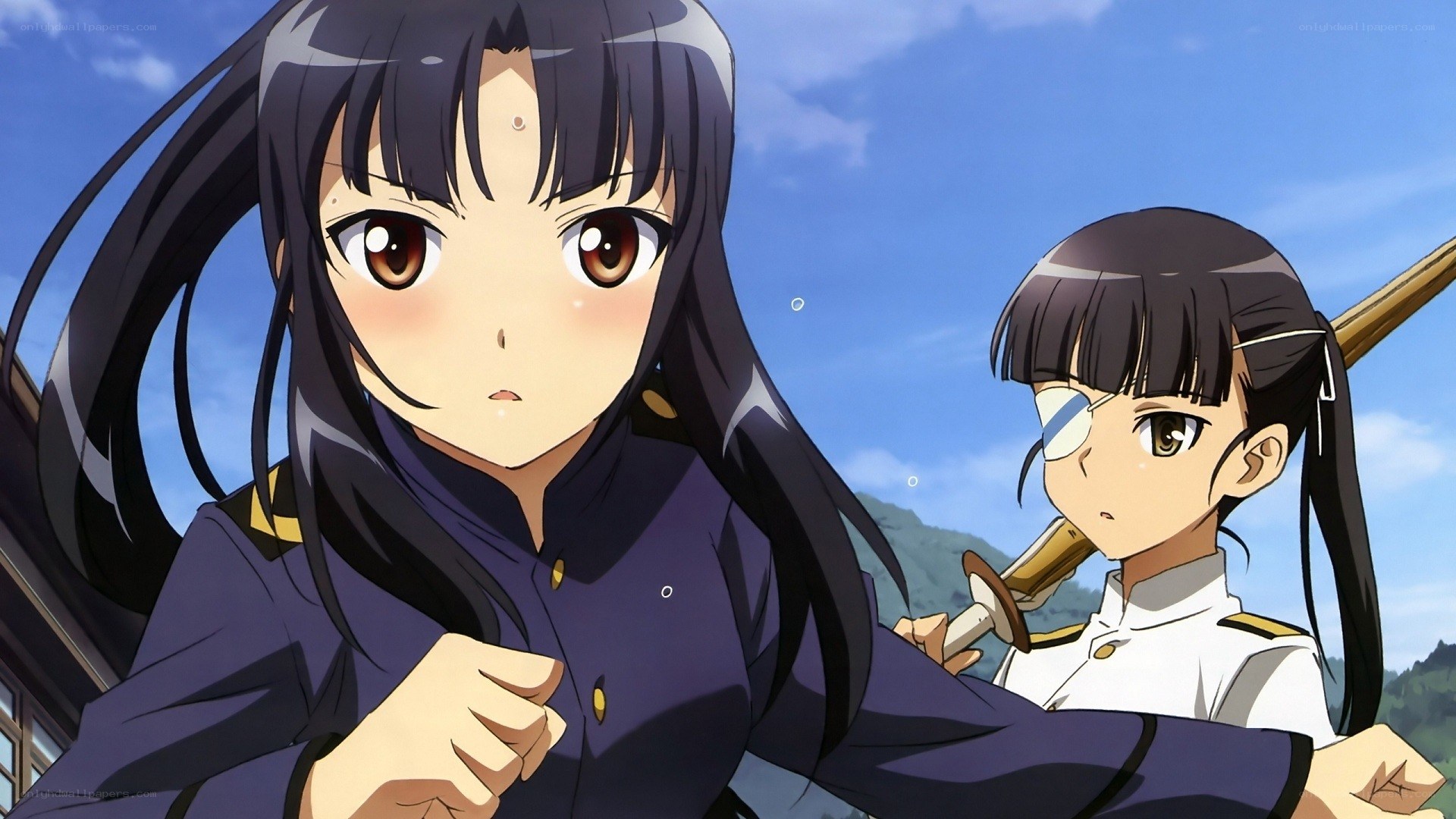 anime girls in military uniforms