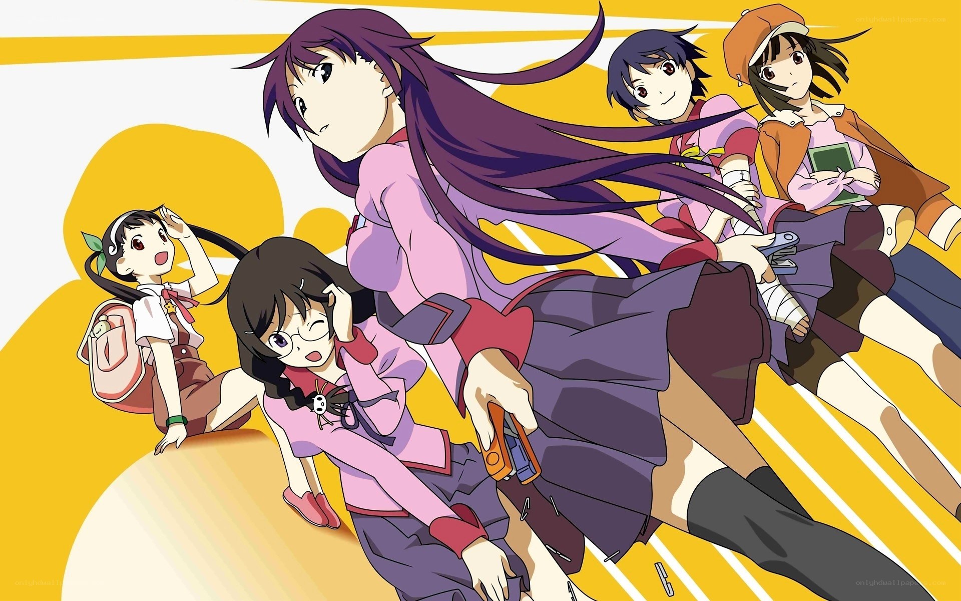 anime girls in motion