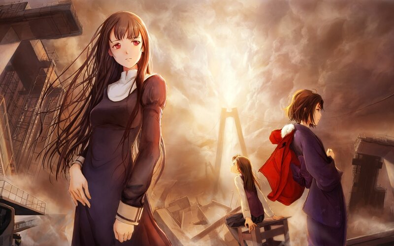 Anime Girls in Ruins — Brown
