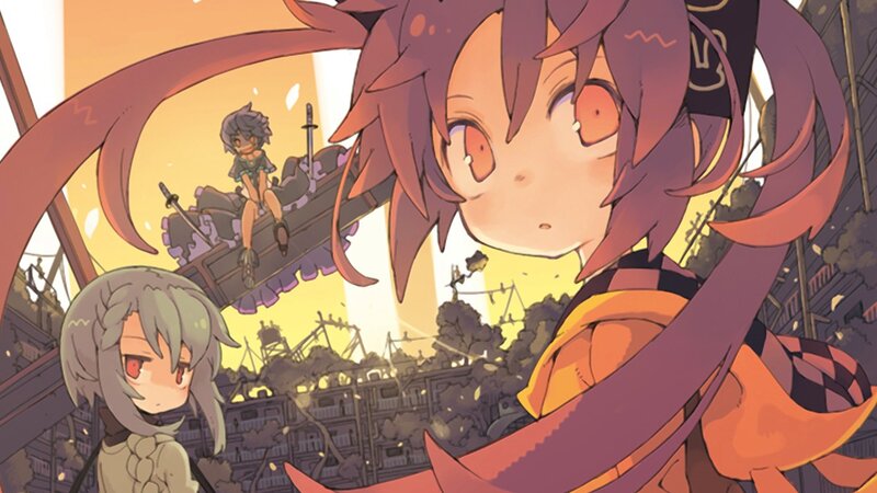 Anime Girls in Ruins — Purple, Dramatic
