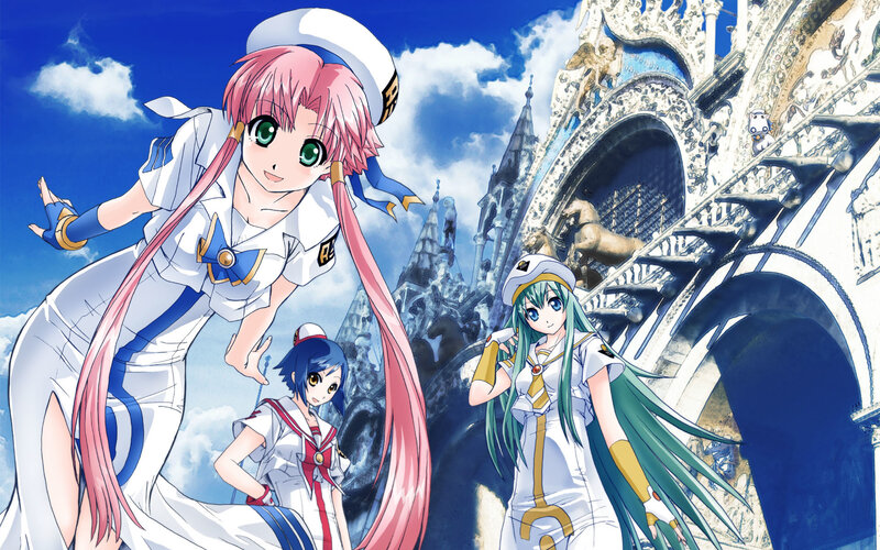 anime girls in sailor uniforms