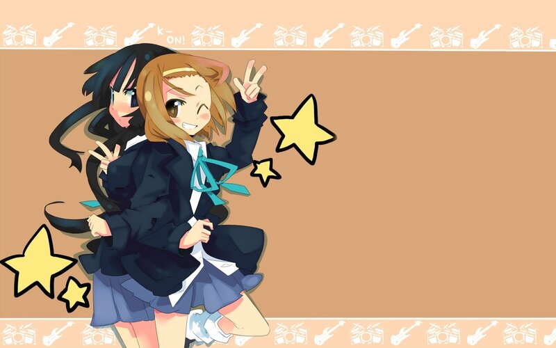anime girls in school uniforms