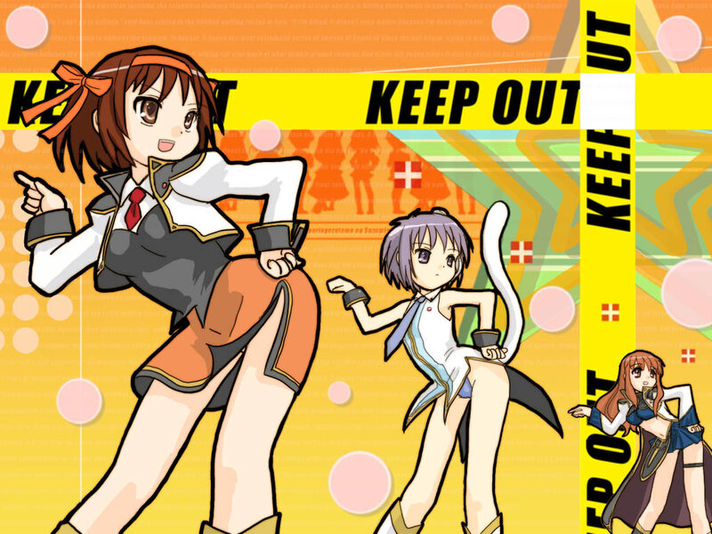anime girls in school uniforms