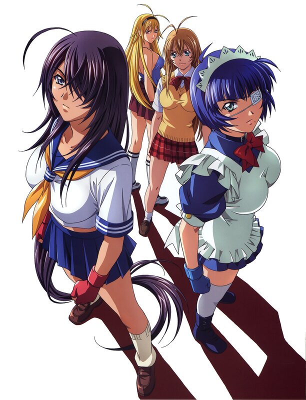 anime girls in school uniforms